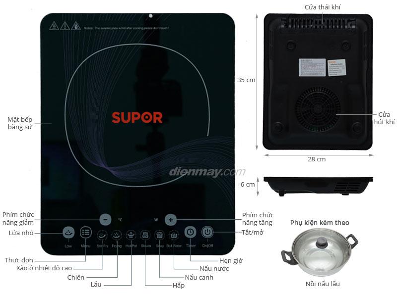 Bếp từ Supor Easy-using SDHCB45VN-210 