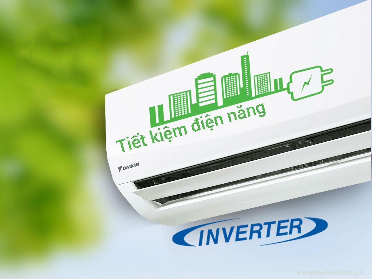 Máy lạnh Inverter sẽ giúp bạn tiết kiệm được nhiều điện năng hơn 