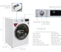 Hướng dẫn sử dụng máy giặt LG 9kg cửa trước tất tần tật các chức năng
