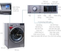Hướng dẫn sử dụng máy giặt sấy LG FC1409D4E chi tiết các chức năng
