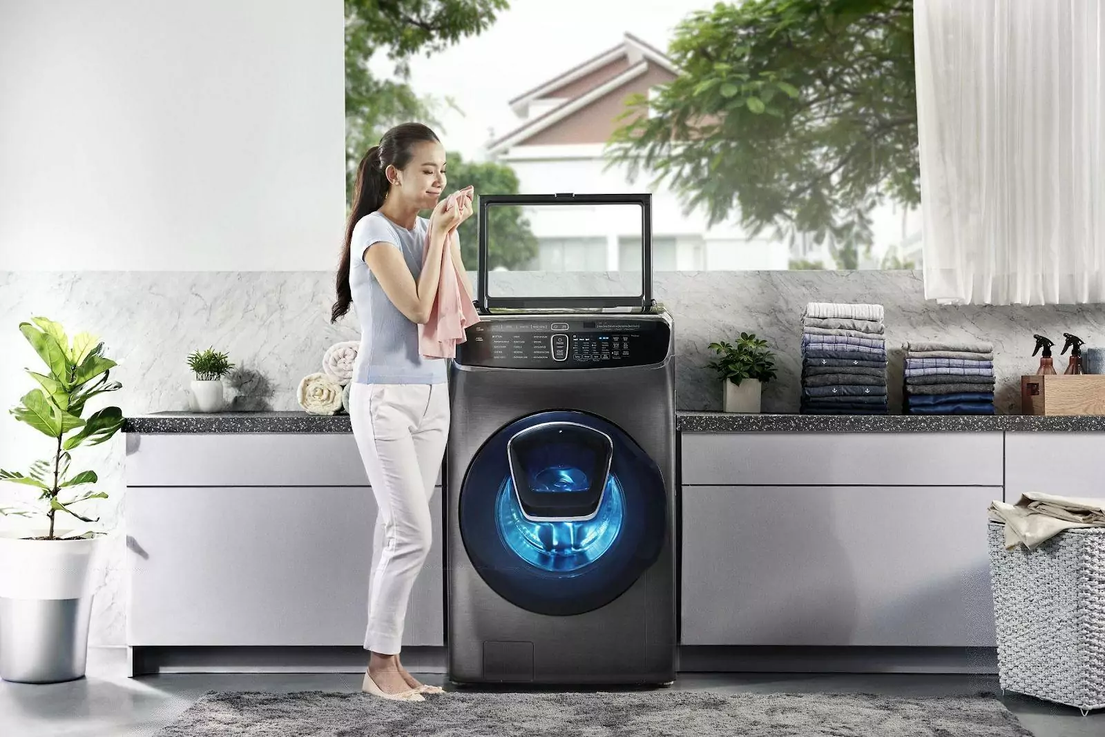 Choose a washing machine with many features