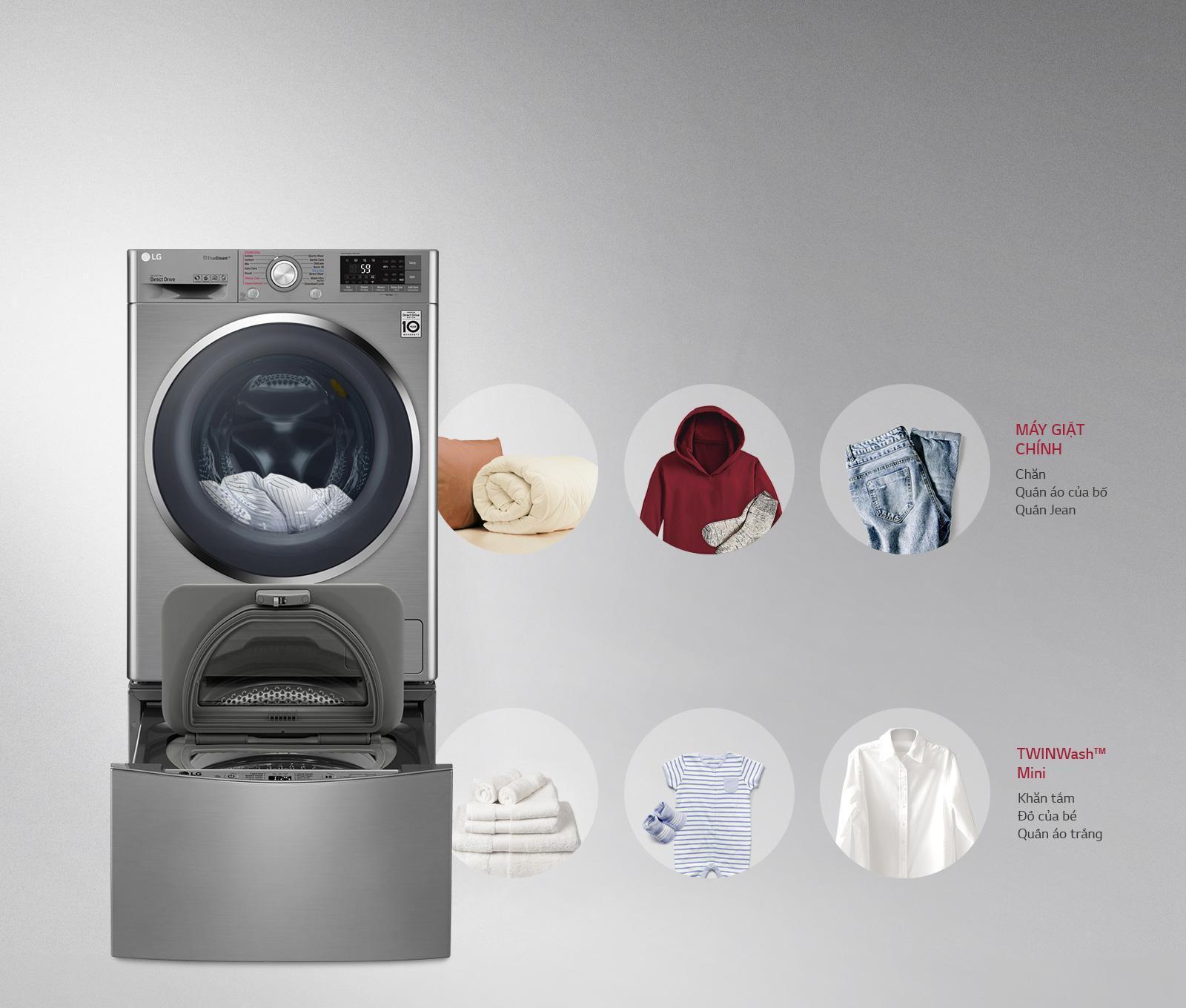 Kinh nghiệm mua máy giặt có nhiều tính năng thông minh
