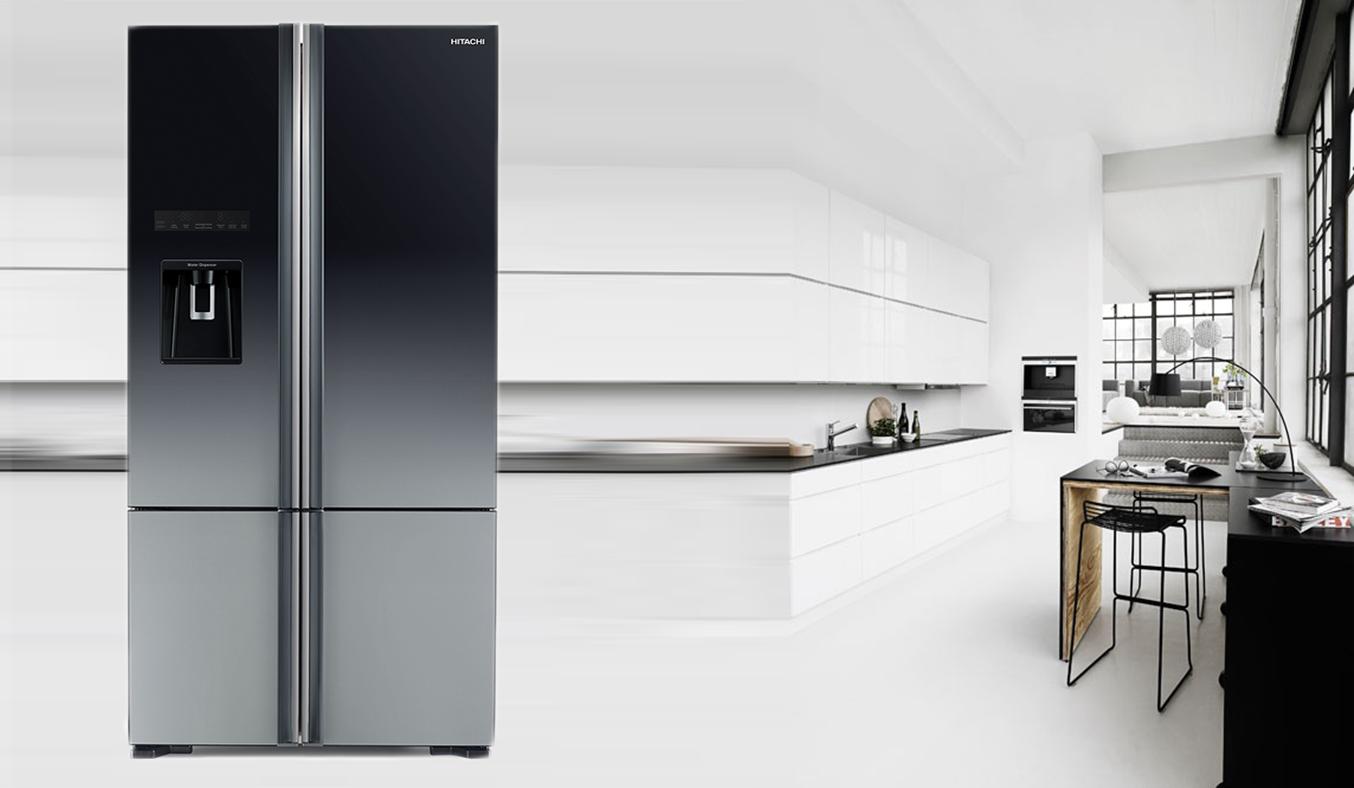 Tủ lạnh Hitachi Side By Side thiết kế sang trọng