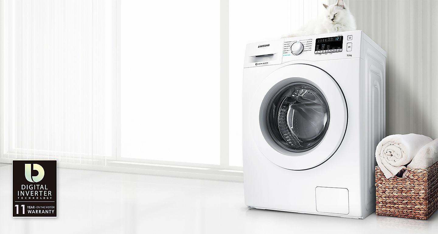 Máy giặt Samsung WW80J42G0BW sở hữu nhiều công nghệ vượt trội