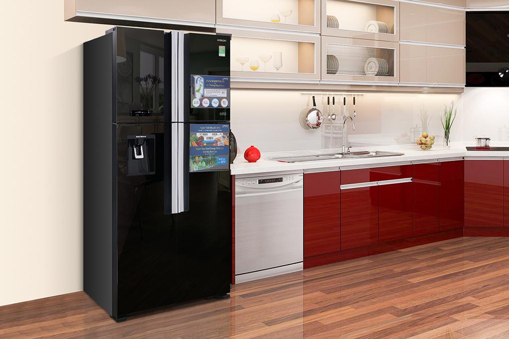 Tủ lạnh Hitachi sở hữu bảng điều khiển đa năng và tiện lợi, dễ dàng sử dụng