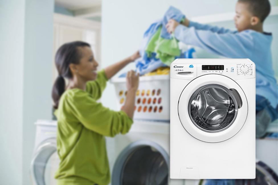 Ưu điểm lớn nhất của máy giặt Candy là khả năng tiết kiệm điện nước hiệu quả