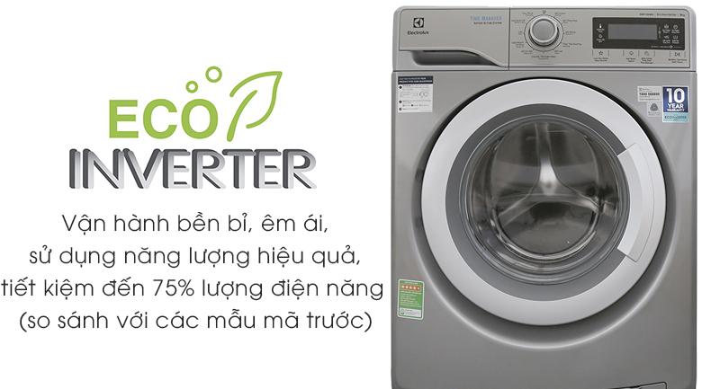 Máy giặt lồng ngang Electrolux EWF12938s sử dụng công nghệ Eco Inverter vận hành êm ái 