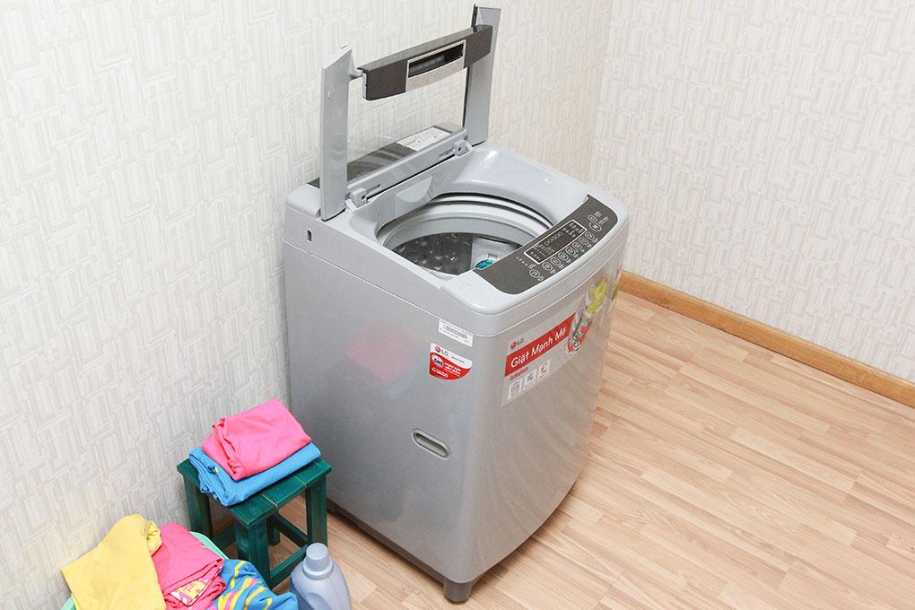 Máy giặt cửa trên LG rất được ưa chuộng tiết kiệm không gian sử dụng