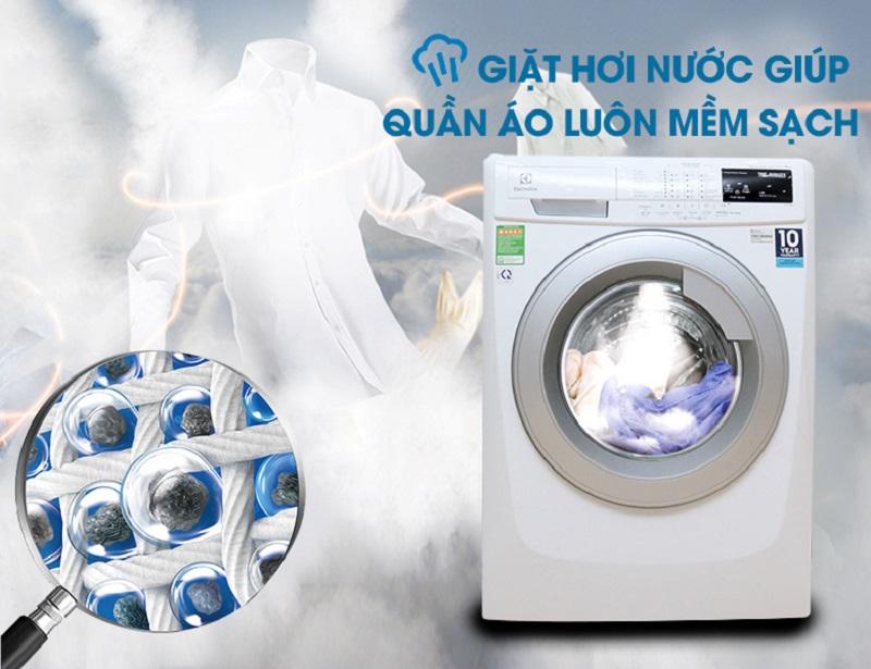 Quần áo sạch sẽ khi sử dụng máy giặt Electrolux