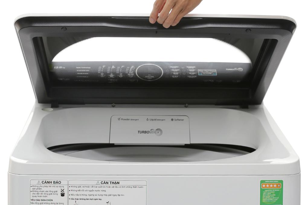 Mẫu máy giặt nước nóng Panasonic 13.5 KG NA-F135V5SRV