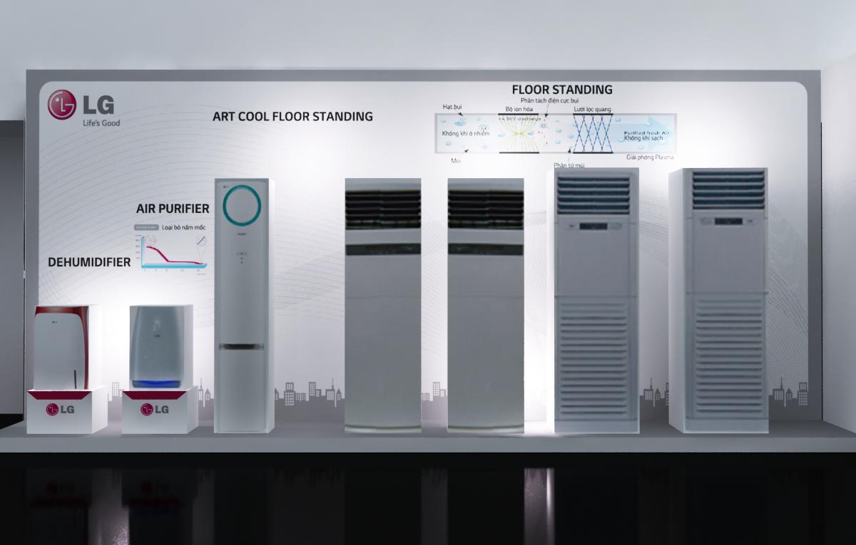 Máy lạnh LG thiết kế tinh tế, đa dạng