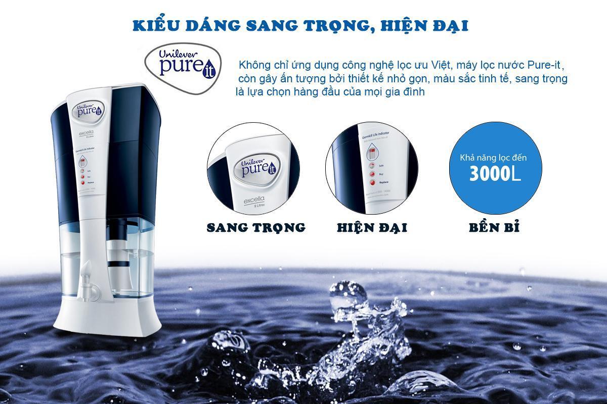 Đánh giá máy lọc nước Pureit từ Unilever Excella về kiểu dáng