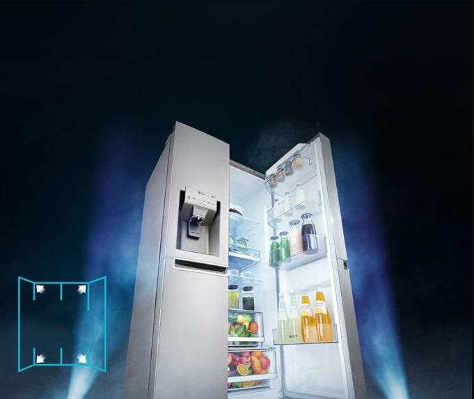 Tủ lạnh Side-by-Side GR-D247JS sở hữu thiết kế sang trọng, hiện đại