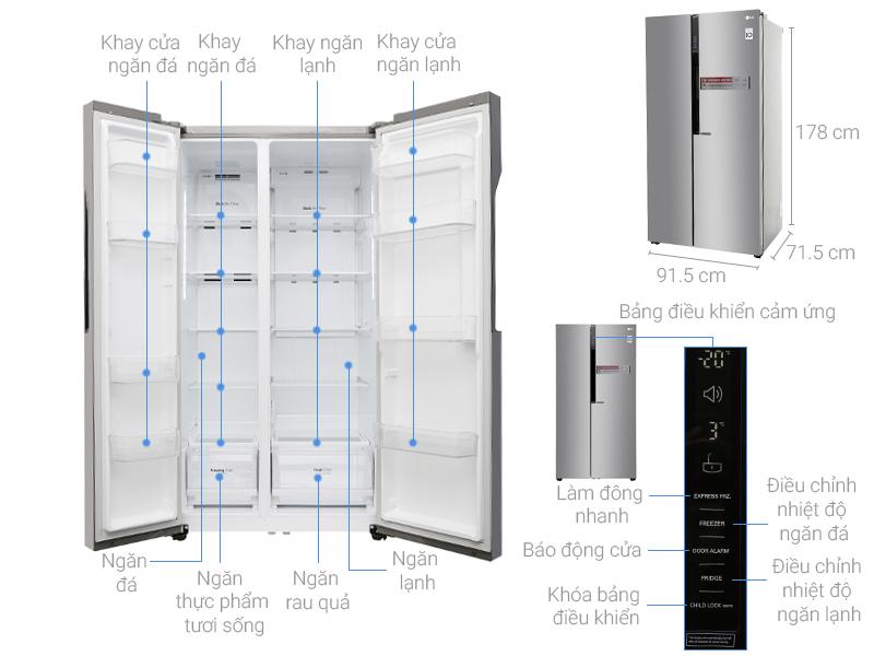 Hướng dẫn cách sử dụng tủ lạnh LG GR-B247JDS