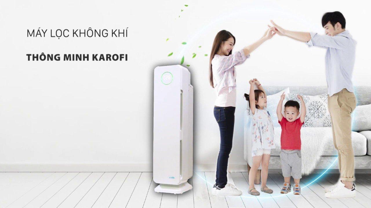 Máy lọc không khí thông minh Karofi sẽ mang đến nguồn không khí trong lành cho gia đình bạn