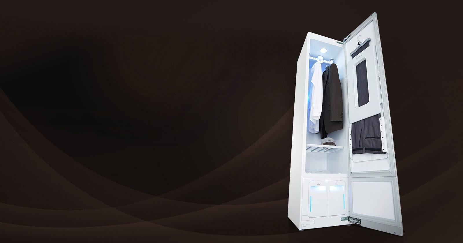 Công nghệ lưu hương ở máy giặt LG Styler sẽ giúp bạn lưu giữ lại hương thơm nhẹ nhàng và đầy tinh tế trên quần áo của mình