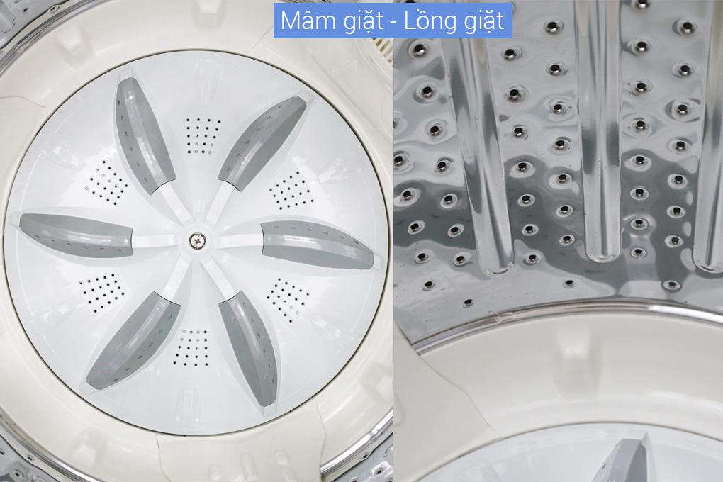 Máy giặt AQUA AQW-D90AT S, 9.0kg, Inverter (Bạc) 
