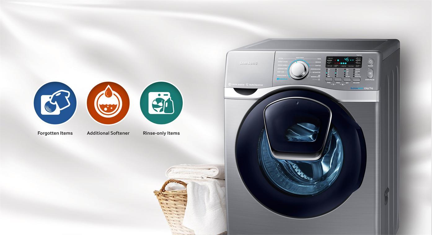 Máy giặt Samsung AddWash lồng ngang 9kg