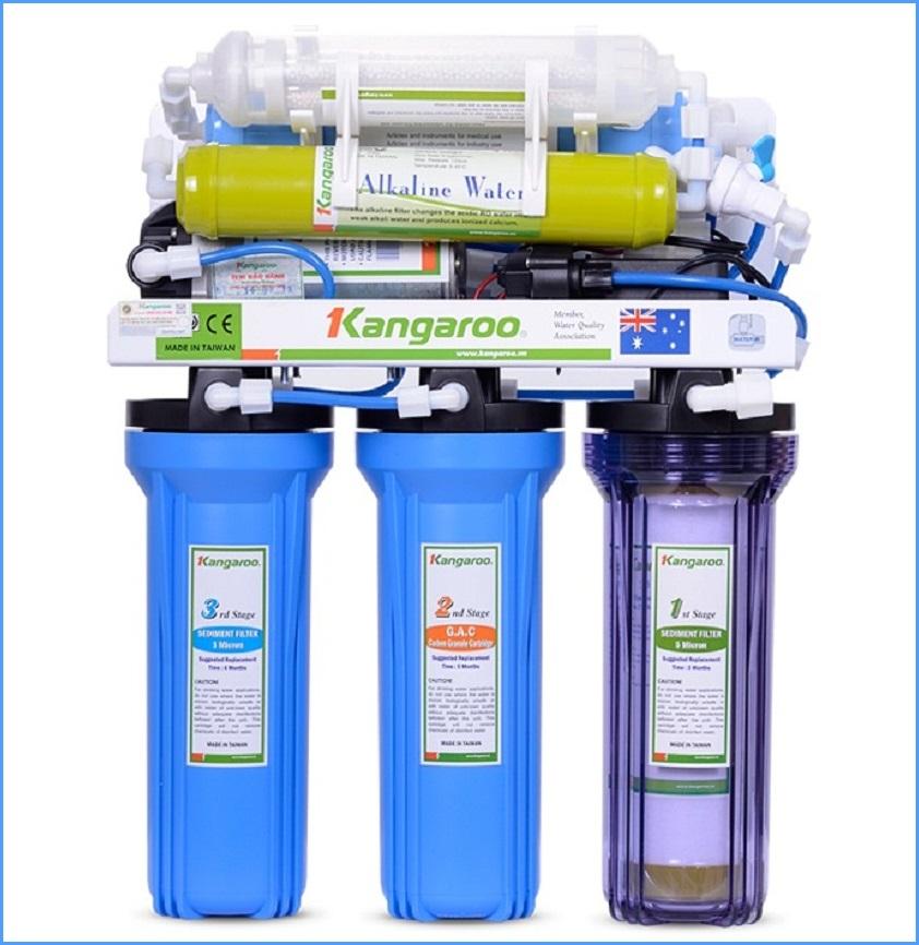 7 lõi của máy lọc nước RO Kangaroo KG104AKV