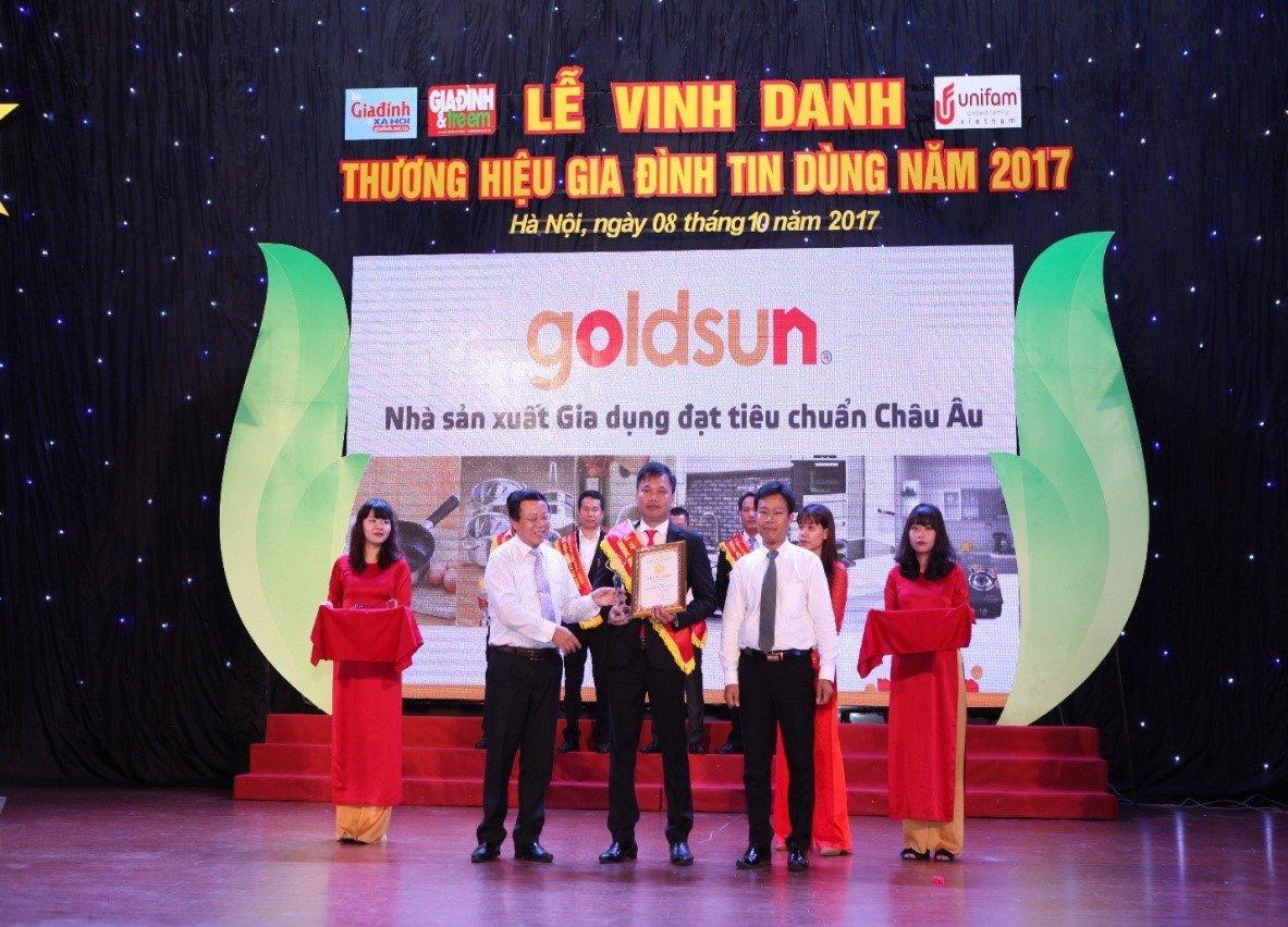 Goldsun tự hào là một trong ba thương hiệu sản xuất và lắp ráp sản phẩm gia dụng lớn nhất Việt Nam đạt tiêu chuẩn châu Âu