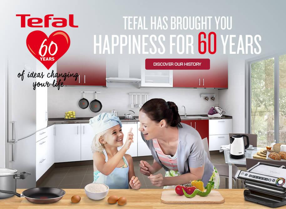 Tefal là nhà sản xuất từ Pháp và hơn 60 năm kinh nghiệm trong ngành điện gia dụng