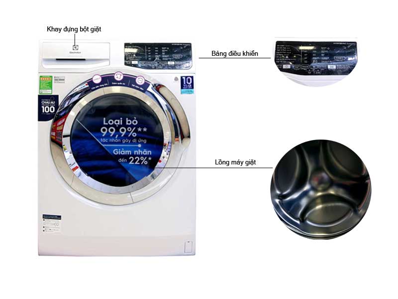 Có nên mua máy giặt Electrolux EWF9025BQWA không?