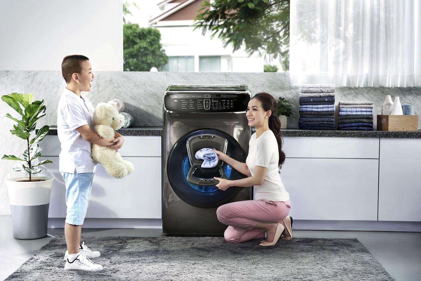 Máy giặt Samsung Flexwash cũng cho hiệu suất giặt sấy tốt nhất