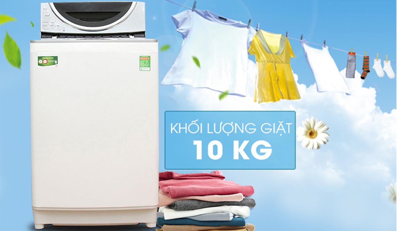 Máy giặt cửa trên Toshiba AW-DE1100GV với khối lượng giặt 10kg 