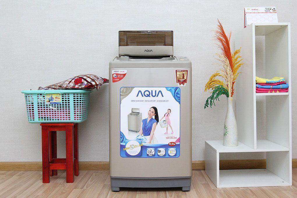 Máy giặt cửa trên Aqua AQW-DQ105ZT