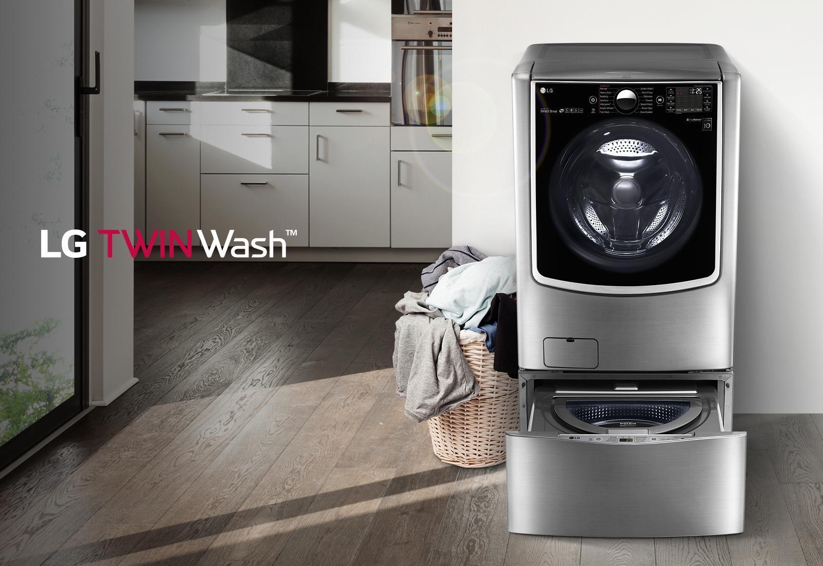 LG TWINWash sở hữu nhiều công nghệ giặt tiên tiến